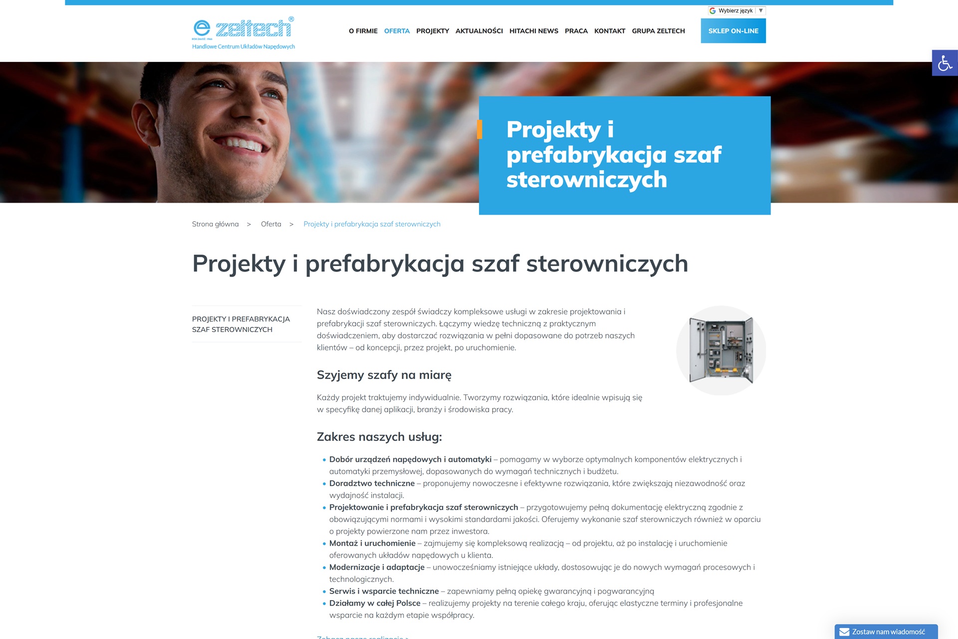 Jak przebiega prefabrykacja szaf sterowniczych od projektu do uruchomienia?