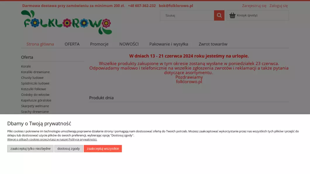 Sklep folkowy folklorowo.pl
